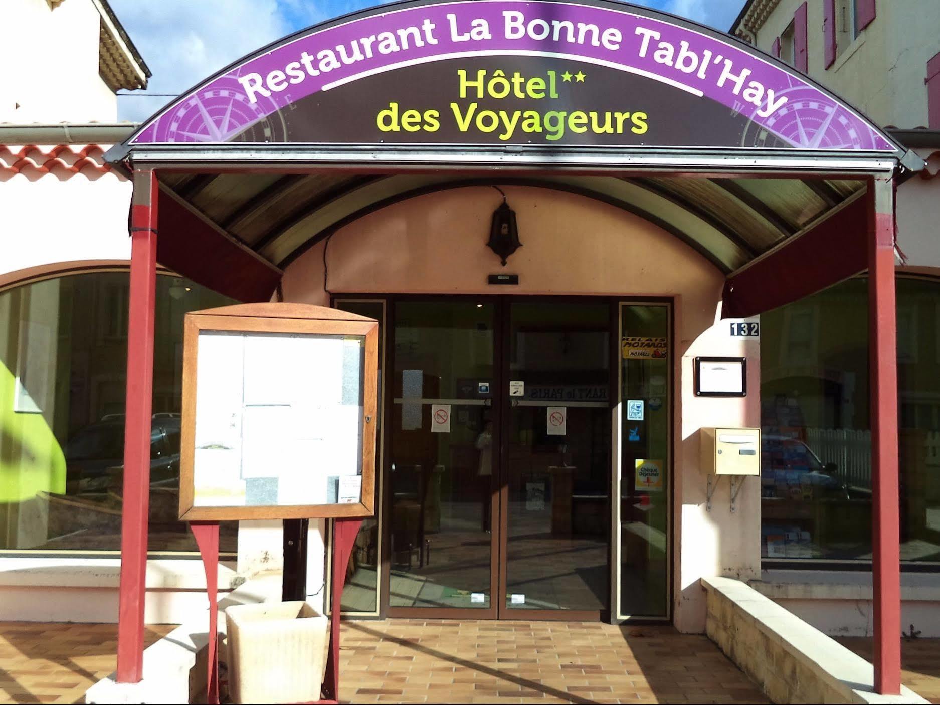 Livron-sur-Drôme Logis Hotel Des Voyageurs Restaurant La Bonne Tabl'Hay מראה חיצוני תמונה